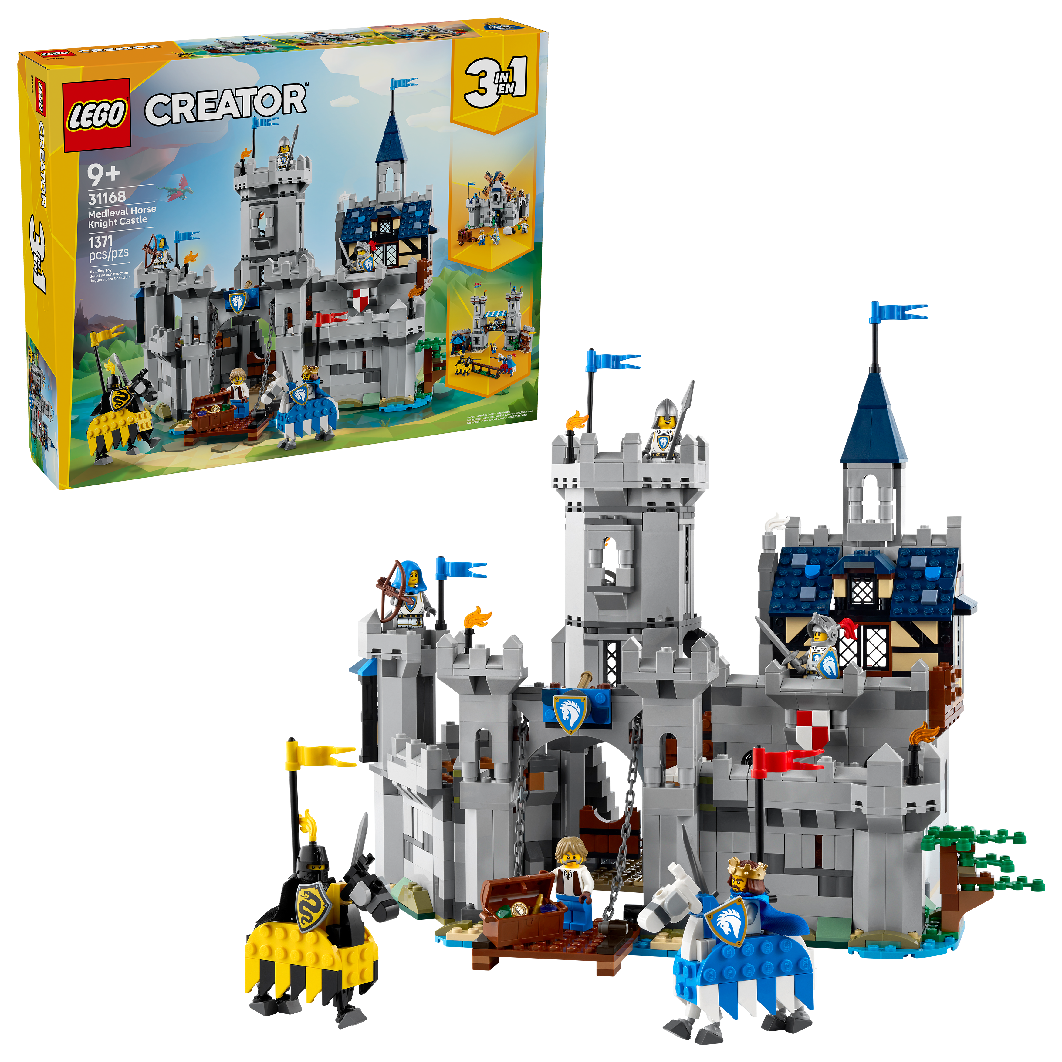 LEGO® Creator 3in1 31168 Medieval Horse Knight Castle
