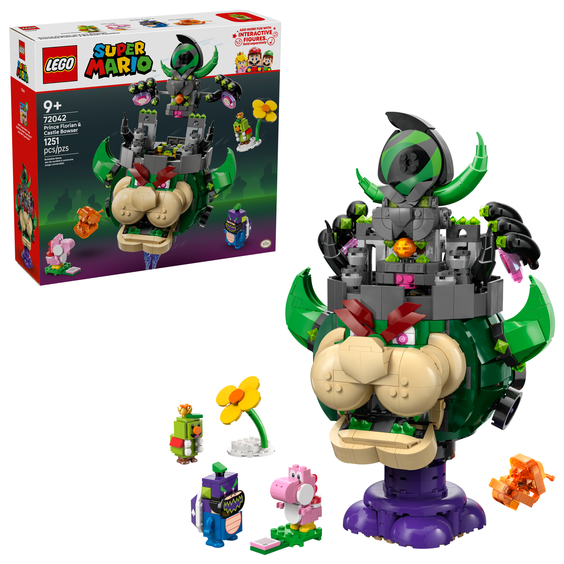 LEGO® Super Mario™ 72042 Prince Florian & Castle Bowser