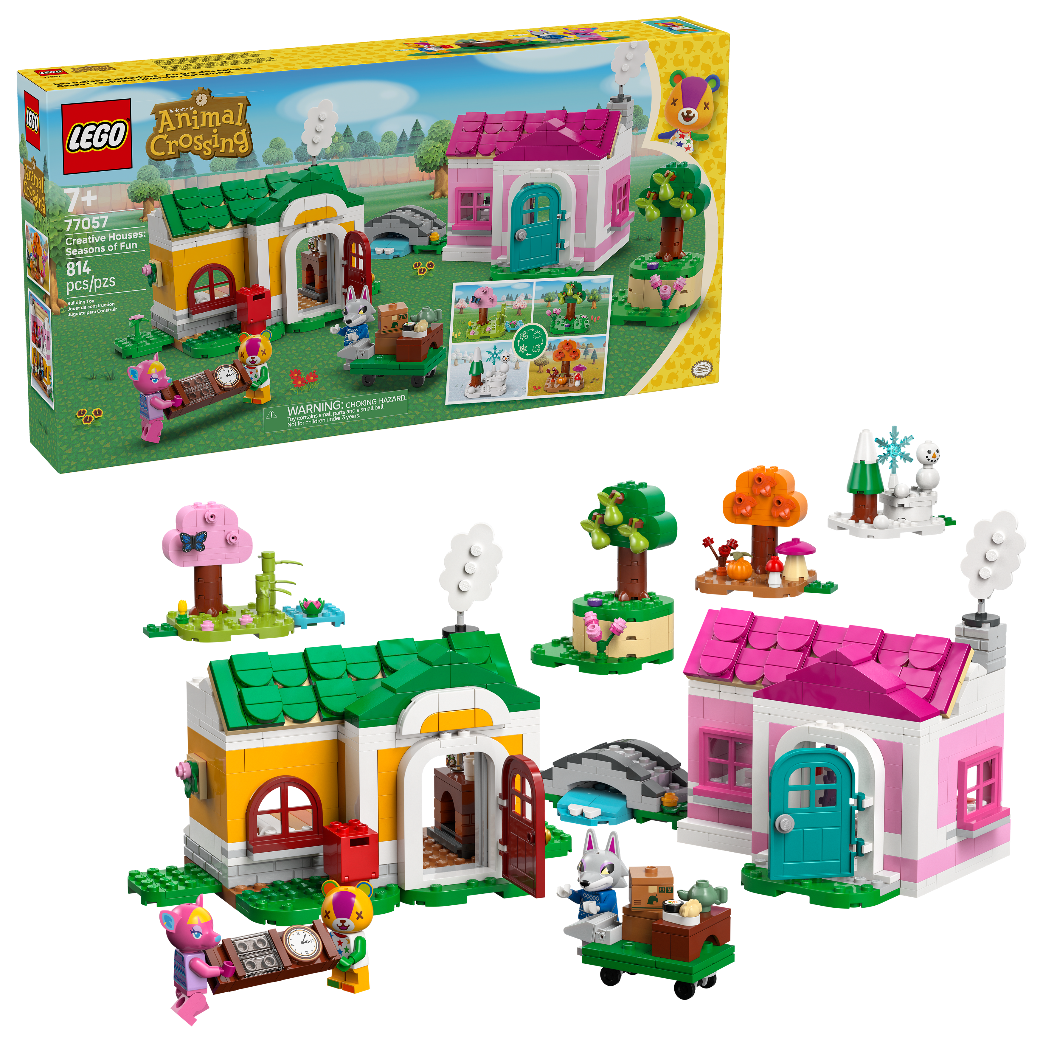 LEGO® Animal Crossing™ 77057 Creative Houses: Seasons of Fun