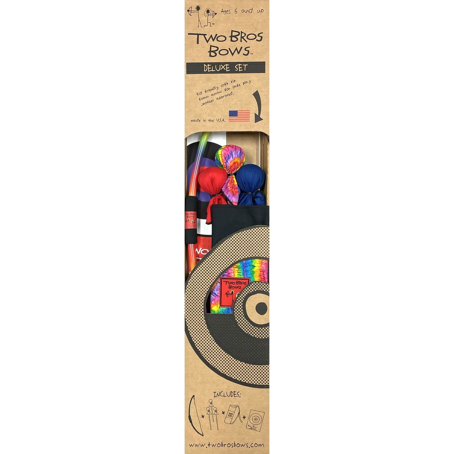 Rainbow Deluxe Packaged Box Set | Two Bros Bows | 021-DLX-RAI