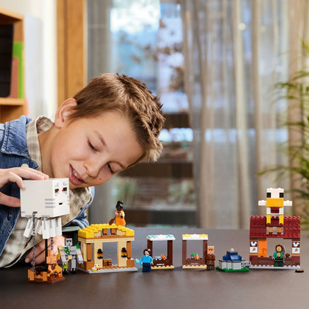 LEGO Minecraft: The Ghast Balloon Village Attack