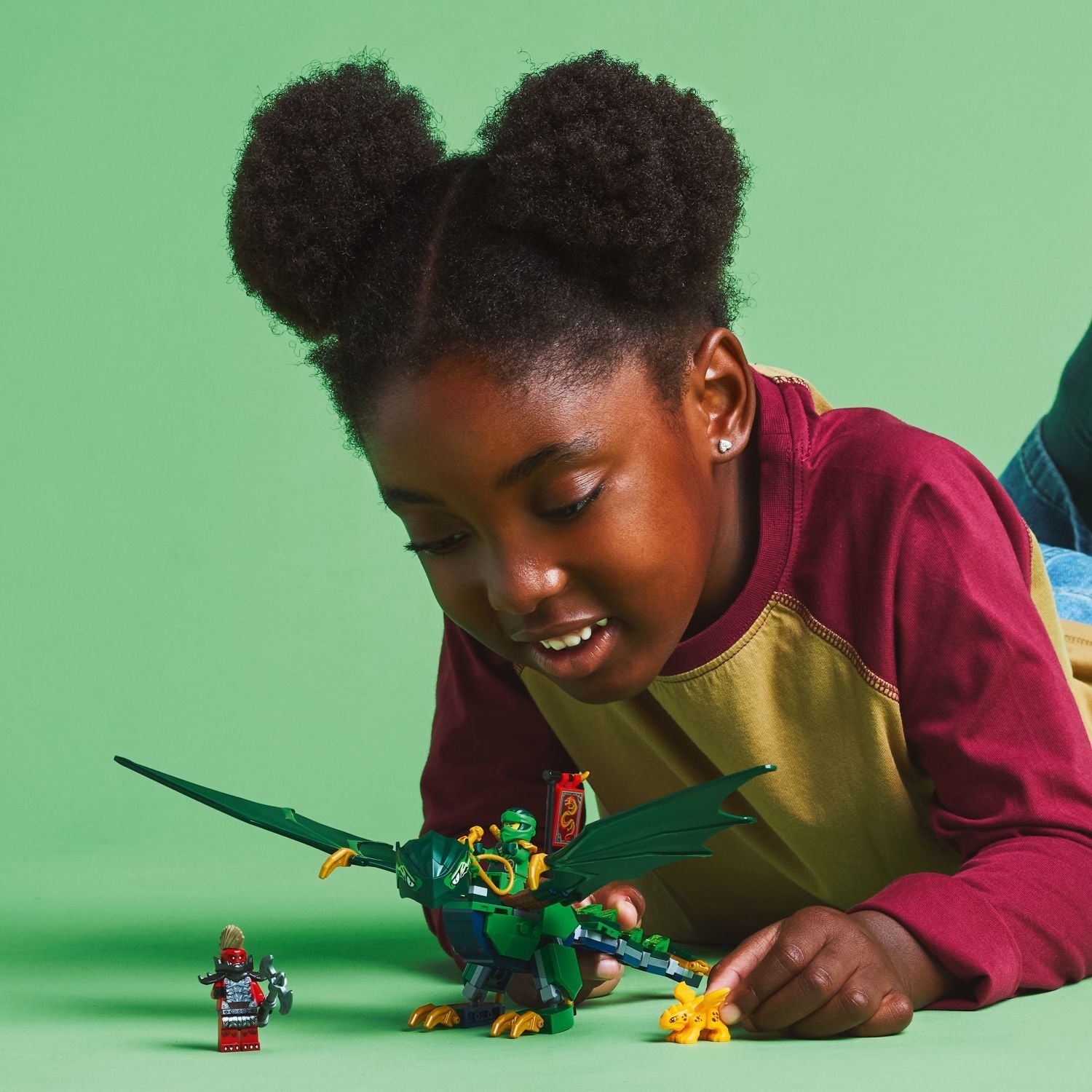 LEGO Ninjago: Lloyd's Green Forest Dragon