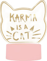 Cat Write On Neon Light