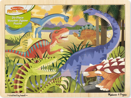 Dinosaur Wooden Jigsaw Puzzle - 24 Pieces