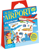 At The Airport Reusable Sticker Tote