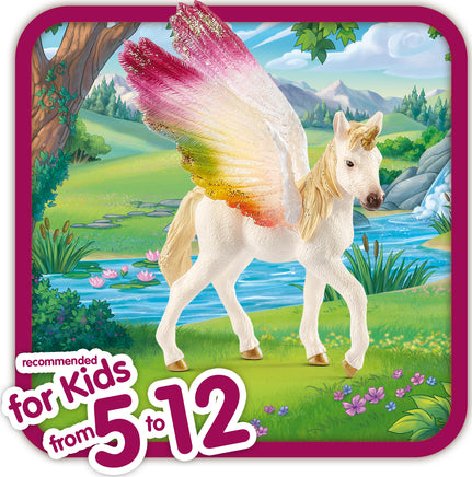 Winged Rainbow Unicorn Foal