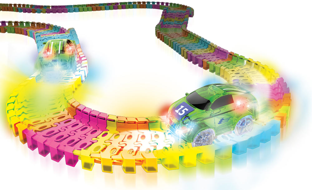 Neon Glow Twister Tracks Race Series 221