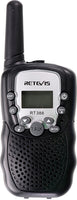 Retevis RT388 2 pcs Kids Walkie Talkies with Flashlight - Black