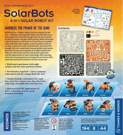 Solarbots: 8-in-1 Solar Robot Kit